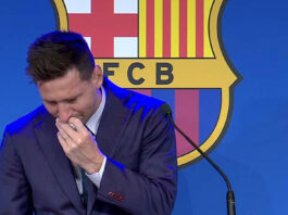 Legenda Lionel Messi se desparte în lacrimi de FC Barcelona (video)